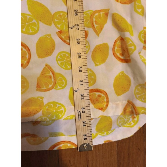 Beach Lunch Lounge Womens Yellow Summer Maxi Sleeveless Dress pullover Size L - Picture 11 of 12